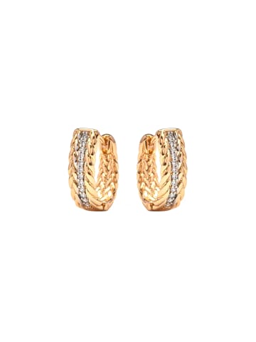Luxenter Ohrringe Rah mit 18 Karat Gelbgold-Finish – RAH