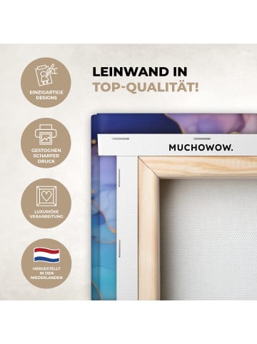 MuchoWow Leinwand bilder Abstrakte Kunst bunt (BxH)