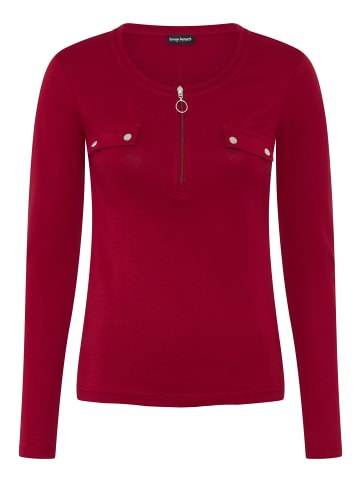 Bruno Banani Longsleeve in dunkelrot
