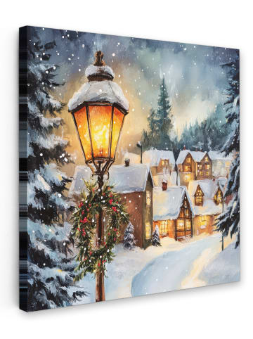 MuchoWow Leinwand Bilder Sandfarben