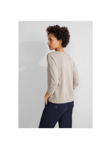 Street One Langarmshirt in spring sand melange
