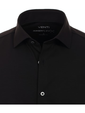 Venti Modern Fit Businesshemd in Schwarz