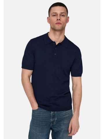 ONLY & SONS Poloshirt Wyler in Dark Navy