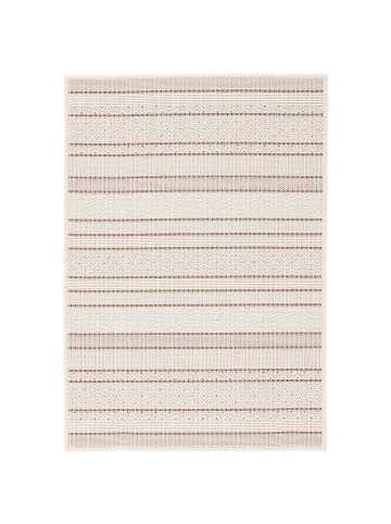 Pergamon In & Outdoor Teppich Campus Modern Bunt Streifen in beige