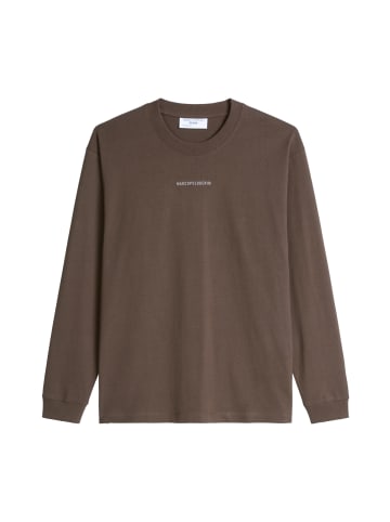 Marc O'Polo DENIM Heavy Weight Longsleeve relaxed in Chocolate Fudge