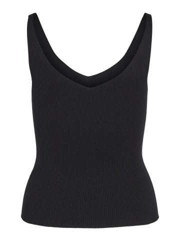 Vila Strickoberteil in Black Beauty