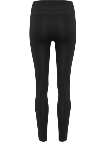 Hummel Hummel Leggings Hmltif Yoga Damen Dehnbarem Schnelltrocknend Nahtlosen in BLACK