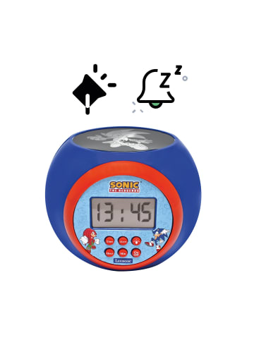 LEXIBOOK® Sonic Projektionswecker mit Timer & 3-Farben-Projektion