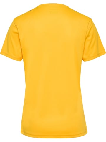 Hummel Sportshirt "Hmlauthentic Pl Jersey S/S Woman" in Gelb