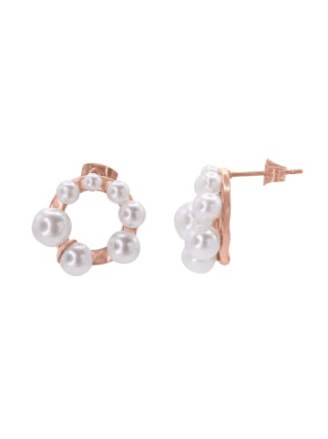 Steel_Art Ohrstecker Damen Manius rose goldfarben in rosegoldfarben