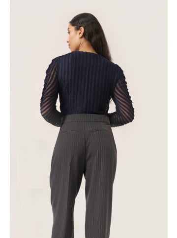 Soaked in Luxury Langarm-Bluse SLSolveig Slim fit in Night Sky