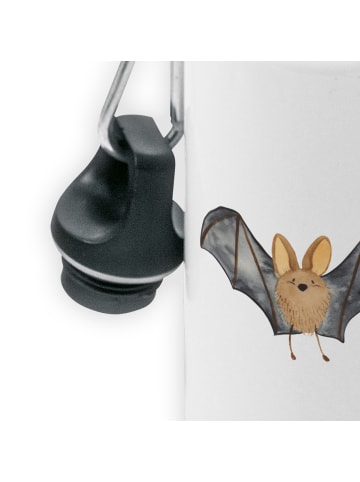 Mr. & Mrs. Panda Trinkflasche Fledermaus Flügel ohne Spruch in Weiß