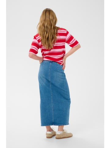 Kaffe Denimrock KAandrea Regular fit in Light Blue Washed Denim