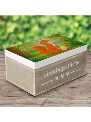 Mr. & Mrs. Panda Aufbewahrungsbox Eichhörnchen Blume Design ohne... in Weiß