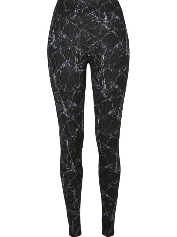 Urban Classics Leggings in blackmarble