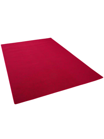 Snapstyle Feinschlingen Velour Teppich Strong in Rot