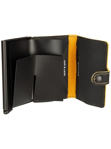 Secrid Geldbörse Miniwallet Matte in Black-Ochre