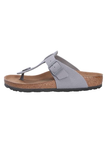 Birkenstock Tieffußbett Pantolette in grau