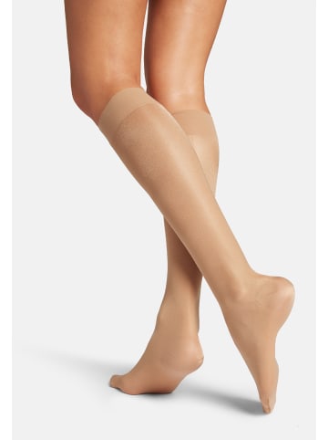 Wolford Kompressionsstrümpfe PURE ENERGY 30 LEG VITALIZER in Cosmetic