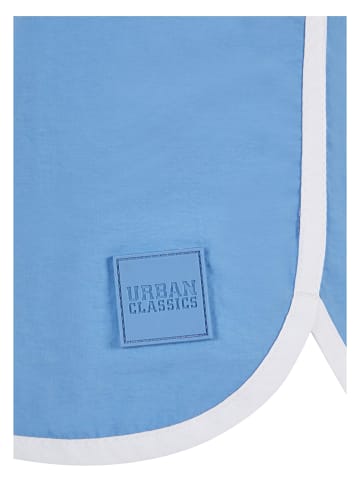 Urban Classics Badeshorts in white/horizonblue