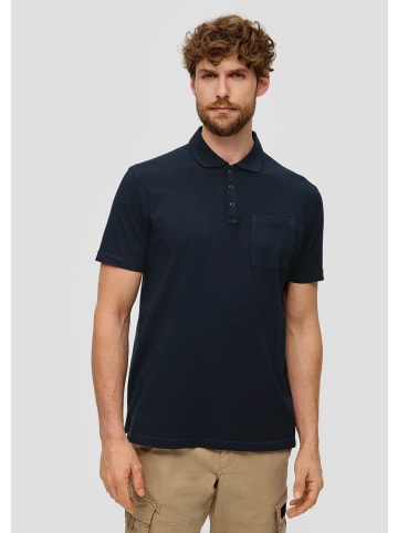 s.Oliver Polo-Shirt kurzarm in Blau