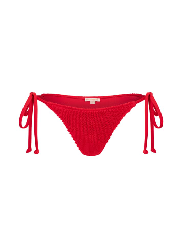 Moda Minx Bikinihose Scrunch Tie Side Bikini Bottom in Red
