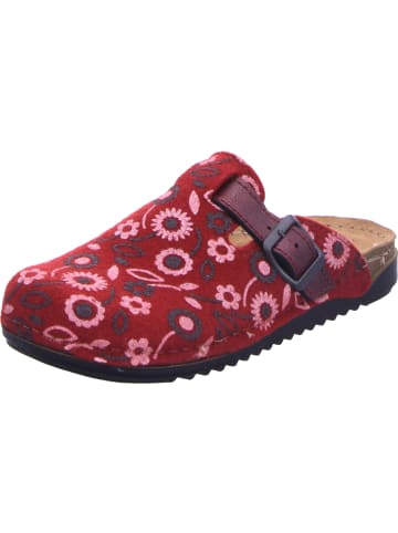 Fischer Markenschuh Pantoffel in bordeaux