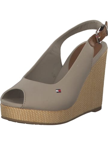 Tommy Hilfiger Keilsandaletten in Stone