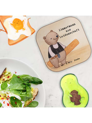 Mr. & Mrs. Panda Getränkeuntersetzer Zimmermann Leidenschaft Des... in Weiß