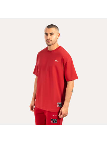 SMILODOX T-Shirt Rayk in Bordeaux