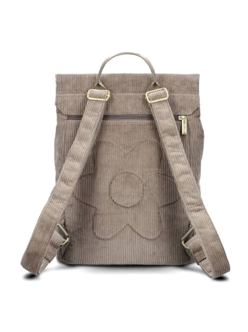Zwei Mademoiselle.M Daypack 35 cm Laptopfach in cord mocca