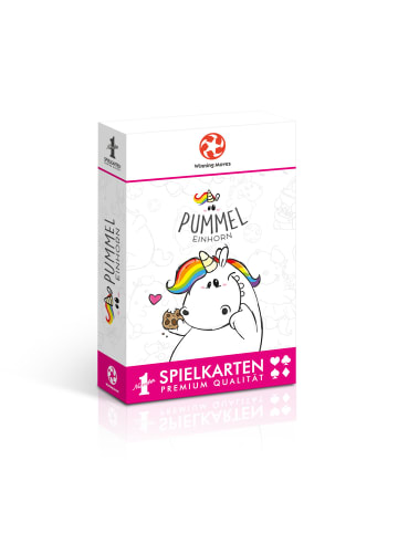 Winning Moves Number 1 Spielkarten Pummeleinhorn Einhorn Karten Kartenspiel in bunt