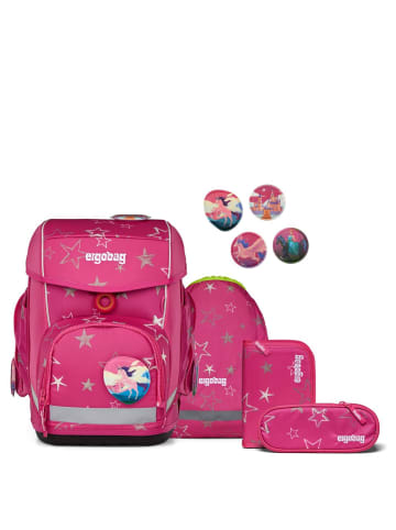 Ergobag Cubo - Schulranzen Set 5tlg. Modell 2025 (SpitzenreitBär) in SternzauBär