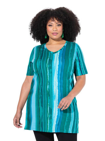 Ulla Popken Longshirt in tiefes aqua