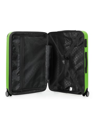 Hauptstadtkoffer Spree - Mittelgroßer Hartschalenkoffer Trolley TSA, 65cm, 4 Rollen, 74 L in Apfelgrün