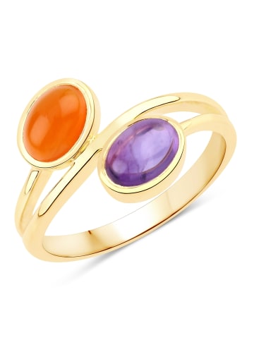 Rafaela Donata Ring Sterling Silber Amethyst in gelbgold
