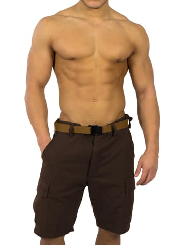 Normani Outdoor Sports Herren BDU Shorts Dasht in Braun