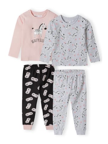 Minoti 2tlg. Set: Pyjama 16pj 25 in grau