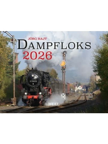 Heel Verlag Kalender - Kalender Dampfloks in Farbe 2026 Eintragkalender