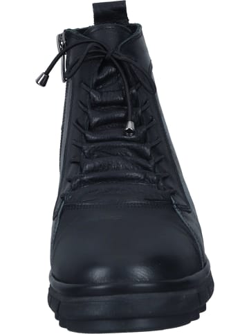 manitu Schnürstiefeletten, Freizeit Stiefel, Freizeit Stiefeletten in schwarz