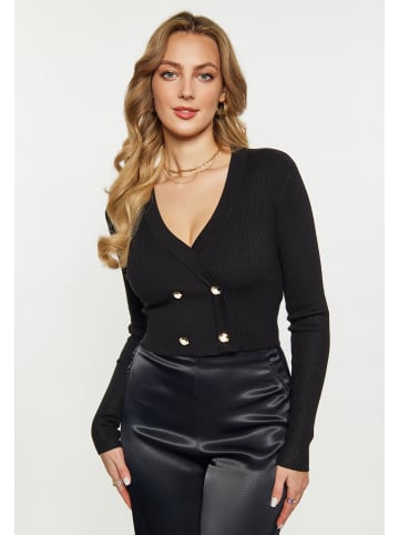 faina Damen Strickjacke in Schwarz