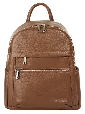 Samantha Look Rucksack echt Leder in cognac
