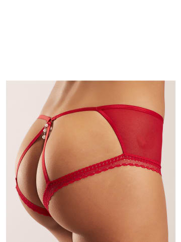 PETITE FLEUR GOLD Panty-Ouvert in rot