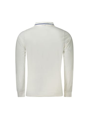 NORWAY 1963 Weiß Blau Polyamid Herren Pullover
