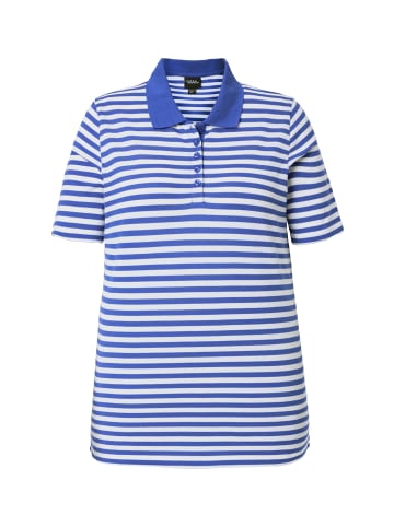 Ulla Popken Poloshirt in azurblau