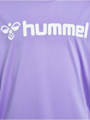 Hummel T-Shirt Hmllogo Kinder in PAISLEY PURPLE