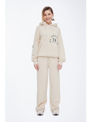 BALL Kapuzenshirt BARIVA Oversize fit in Summer Sand