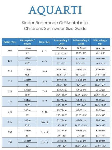 Aquarti Jungen Badehose Gestreift mit Motiven in schwarz/grau