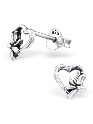 Bungsa Ohrstecker in Silber