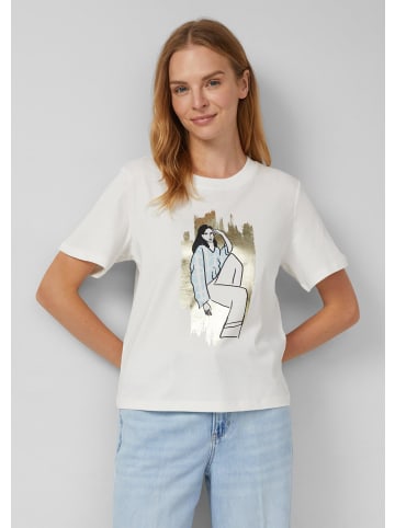 s.Oliver T-Shirt in 02D1_creme